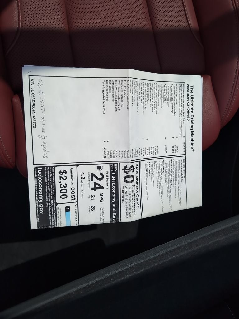 2023 BMW X3 xDrive30i