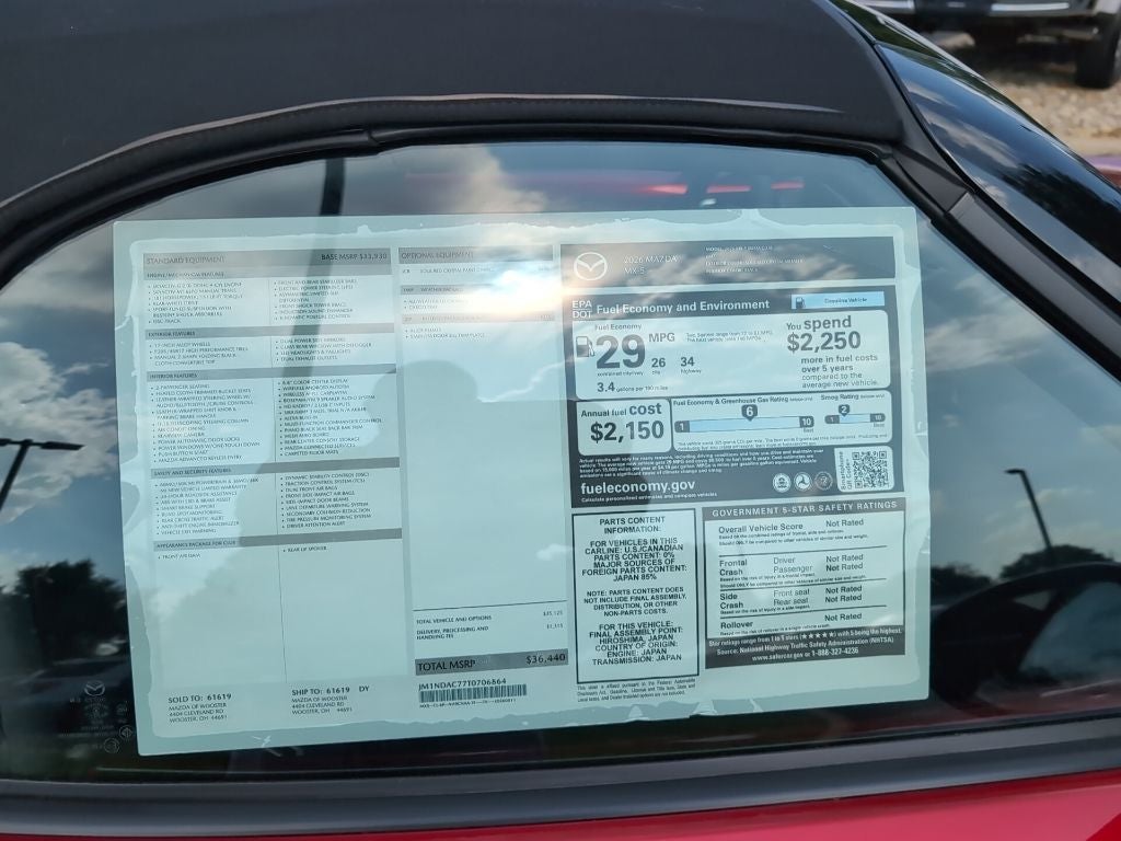 2026 Mazda Mazda MX-5 Miata Club