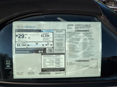 2026 Mazda Mazda MX-5 Miata Grand Touring