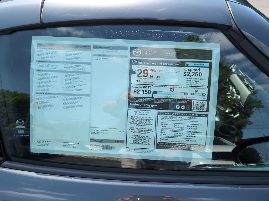 2026 Mazda Mazda MX-5 Miata RF Grand Touring