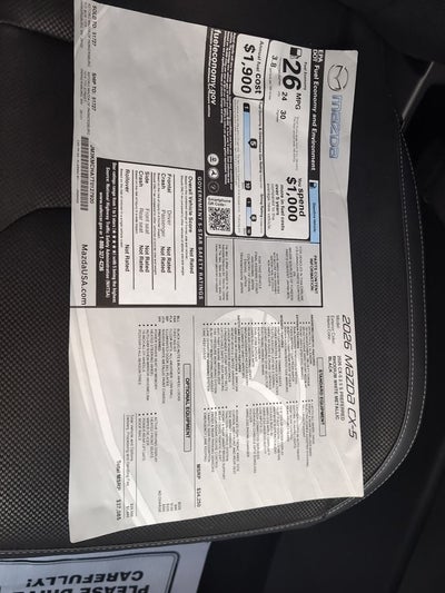 2026 Mazda Mazda CX-5 2.5 S Preferred AWD