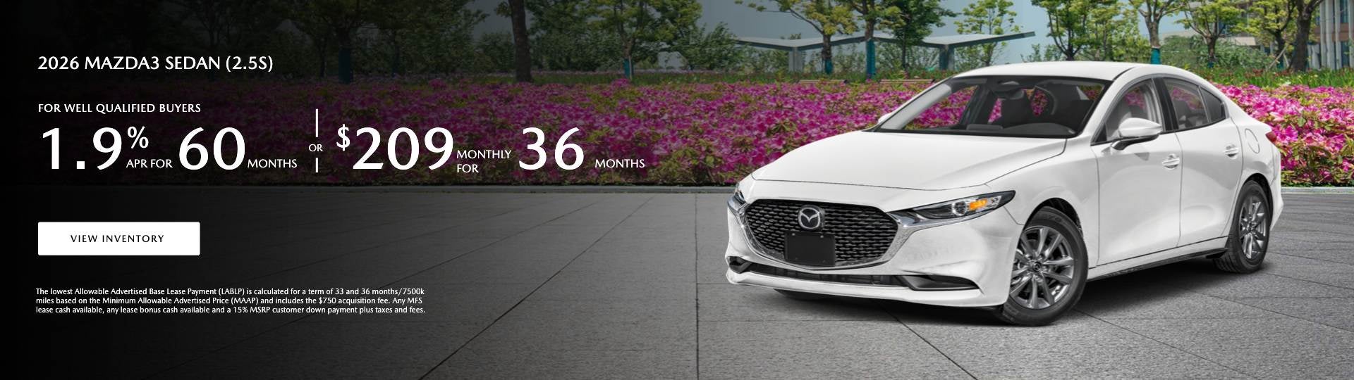 2026 Mazda3 Sedan (2.5S)